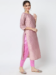 Picture of Sightly Cotton & Silk Pink Readymade Salwar Kameez