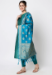 Picture of Cotton & Silk Light Sea Green Readymade Salwar Kameez