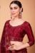 Picture of Graceful Silk Maroon Lehenga Choli