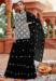 Picture of Pretty Georgette Black Readymade Salwar Kameez