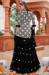 Picture of Pretty Georgette Black Readymade Salwar Kameez