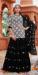 Picture of Pretty Georgette Black Readymade Salwar Kameez