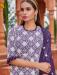 Picture of Georgette Dark Slate Blue Readymade Salwar Kameez