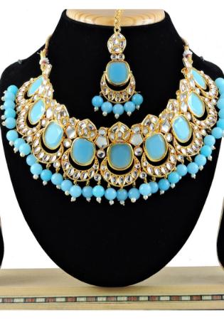 Picture of Gorgeous Sky Blue Necklace Set