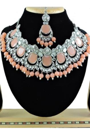 Picture of Fascinating Dark Khaki Necklace Set