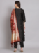 Picture of Good Looking Silk Black Readymade Salwar Kameez