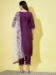 Picture of Lovely Silk Purple Readymade Salwar Kameez