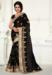 Picture of Sublime Georgette Black Saree