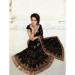 Picture of Sublime Georgette Black Saree