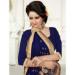 Picture of Resplendent Georgette Midnight Blue Saree