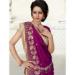 Picture of Alluring Georgette Purple Saree