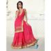 Picture of Wonderful Georgette Crimson Saree