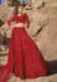 Picture of Wonderful Net Crimson Lehenga Choli