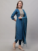 Picture of Amazing Silk Dark Slate Blue Readymade Salwar Kameez