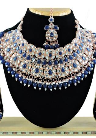 Picture of Wonderful Navy Blue Necklace Set