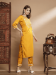 Picture of Chiffon & Silk Golden Rod Readymade Salwar Kameez