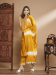 Picture of Chiffon & Silk Golden Rod Readymade Salwar Kameez