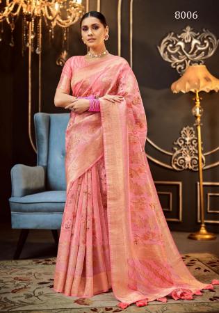 Picture of Taking Silk Dark Salmon Saree