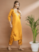 Picture of Elegant Silk Sandy Brown Straight Cut Salwar Kameez