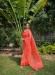 Picture of Sightly Organza Tomato Saree