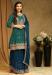 Picture of Georgette Midnight Blue Straight Cut Salwar Kameez