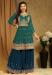 Picture of Georgette Midnight Blue Straight Cut Salwar Kameez