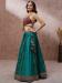 Picture of Pleasing Organza Dark Slate Grey Lehenga Choli