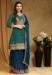 Picture of Georgette Dark Slate Grey Straight Cut Salwar Kameez