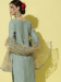 Picture of Cotton Dark Sea Green Readymade Salwar Kameez