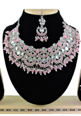 Picture of Taking Pink Necklace Set