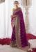 Picture of Graceful Silk Dark Magenta Saree