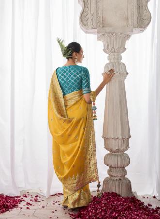 Picture of Enticing Silk Chocolate Saree