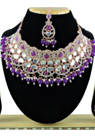 Picture of Bewitching Purple Necklace Set