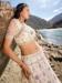 Picture of Wonderful Georgette & Net Linen Lehenga Choli