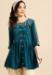 Picture of Splendid Chiffon Midnight Blue Kurtis & Tunic