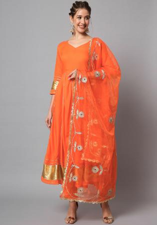 Picture of Charming Rayon Tomato Readymade Salwar Kameez