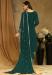 Picture of Georgette Sea Green Straight Cut Salwar Kameez