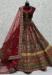 Picture of Grand Satin Maroon Lehenga Choli