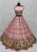 Picture of Good Looking Silk Rosy Brown Lehenga Choli