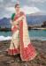 Picture of Fine Satin Antique White Saree