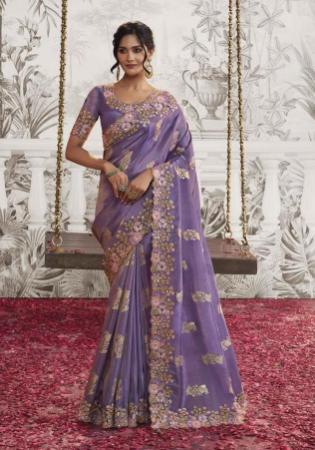 Picture of Classy Georgette Slate Grey Saree