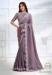 Picture of Fascinating Crepe & Satin & Silk Grey Saree