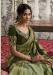 Picture of Pleasing Silk Dark Khaki Saree