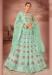 Picture of Georgette & Net Dark Sea Green Lehenga Choli