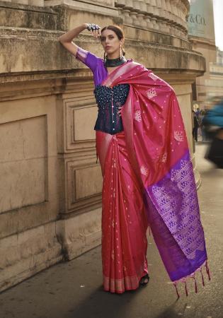 Picture of Exquisite Silk Brown Saree