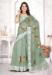 Picture of Magnificent Organza Dark Sea Green Saree