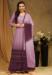 Picture of Grand Georgette Plum Anarkali Salwar Kameez