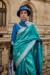 Picture of Ideal Silk Dark Cyan Saree