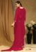 Picture of Georgette Fire Brick Straight Cut Salwar Kameez