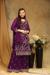 Picture of Nice Georgette Purple Straight Cut Salwar Kameez